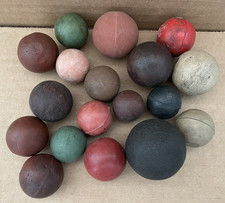 Vintage RUBBER SUPER BOUNCY BALLS 18pcs