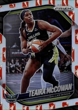 2025 Panini Prizm WNBA WNBA Logo Prizms Teaira McCowan Card #48