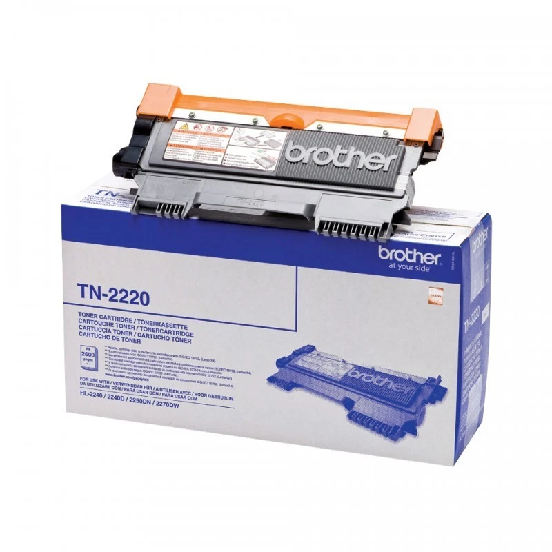 🖨️ Toner Brother TN-2220 Original Noir Haute Capacité 2600 Pages Neuf 🖨️ - Photo 1/1