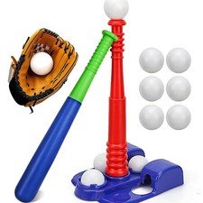 TOY Life Tball Set for Kids 3-5 5-8 - Toddler Baseball Tee and Bat Set with...