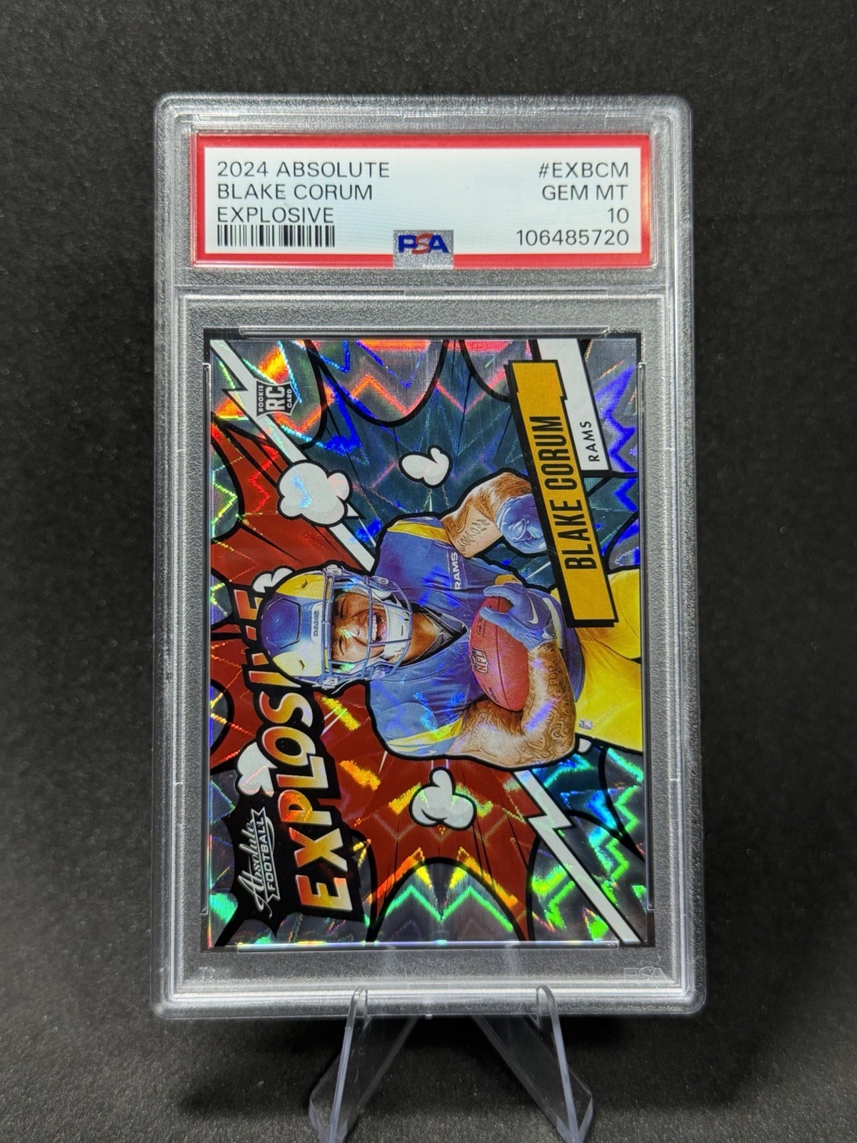 Blake Corum Panini Absolute Explosive #EXBCM Base