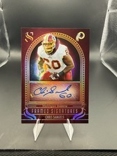 2025 Silhouette CHRIS SAMUELS Framed Signatures Auto /99 #FS-CSS Redskins