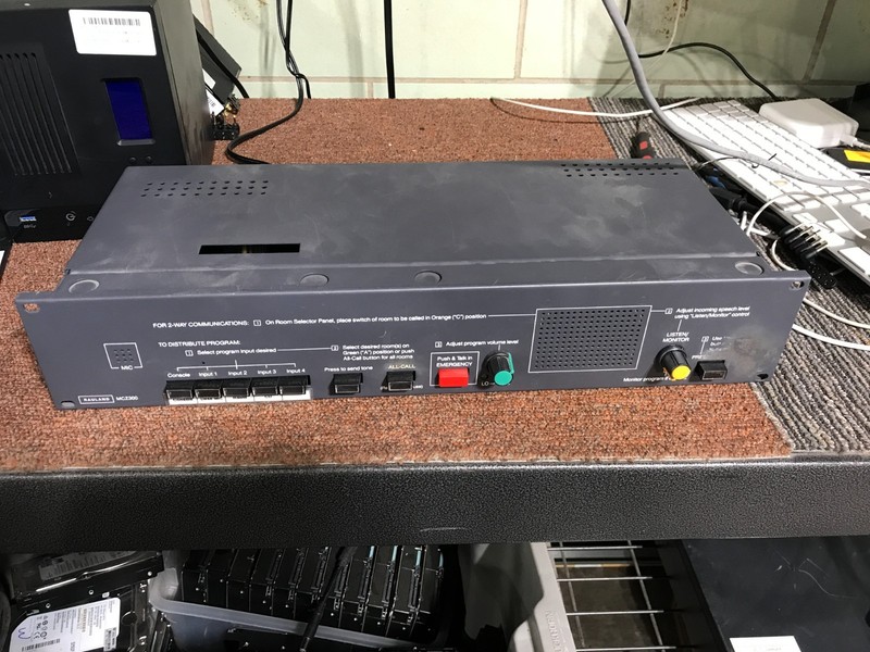 Rauland Borg MCZ300 Intercom & Program Control Center