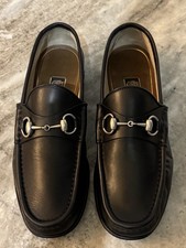 GUCCI 1953 Horsebit Leather Loafer Black 7 / 7.5 US $1100 Jordaan Brixton
