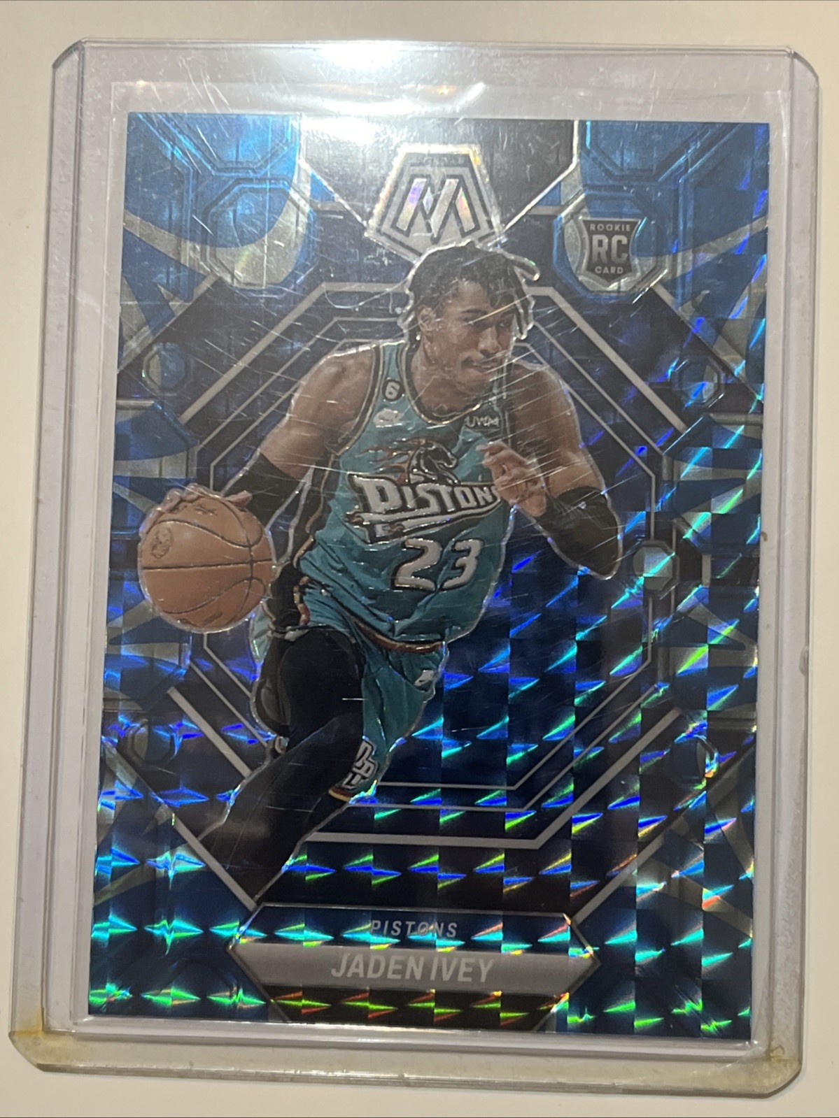 2022-23 Panini Mosaic #216 Jaden Ivey Reactive Blue