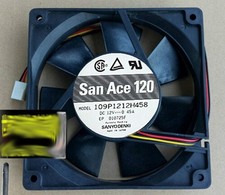 San Ace 120 109P1212H459 DC12V 0.45A 3-wire cooling fan