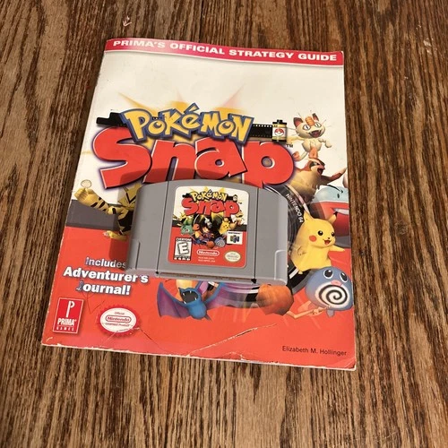 Pokemon Snap n64 authentic Game TESTED with Strategy Guide