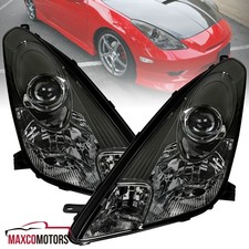 Smoke Projector Headlights Fits 2000-2005 Toyota Celica Replacement Leftright