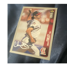 Upper Deck Collector's Choice Chuck Finley Angels 1996 Card #485
