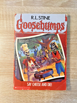 Goosebumps #4 Say Cheese And Die R.L. Stine Paperback Book 1992 First Scholastic