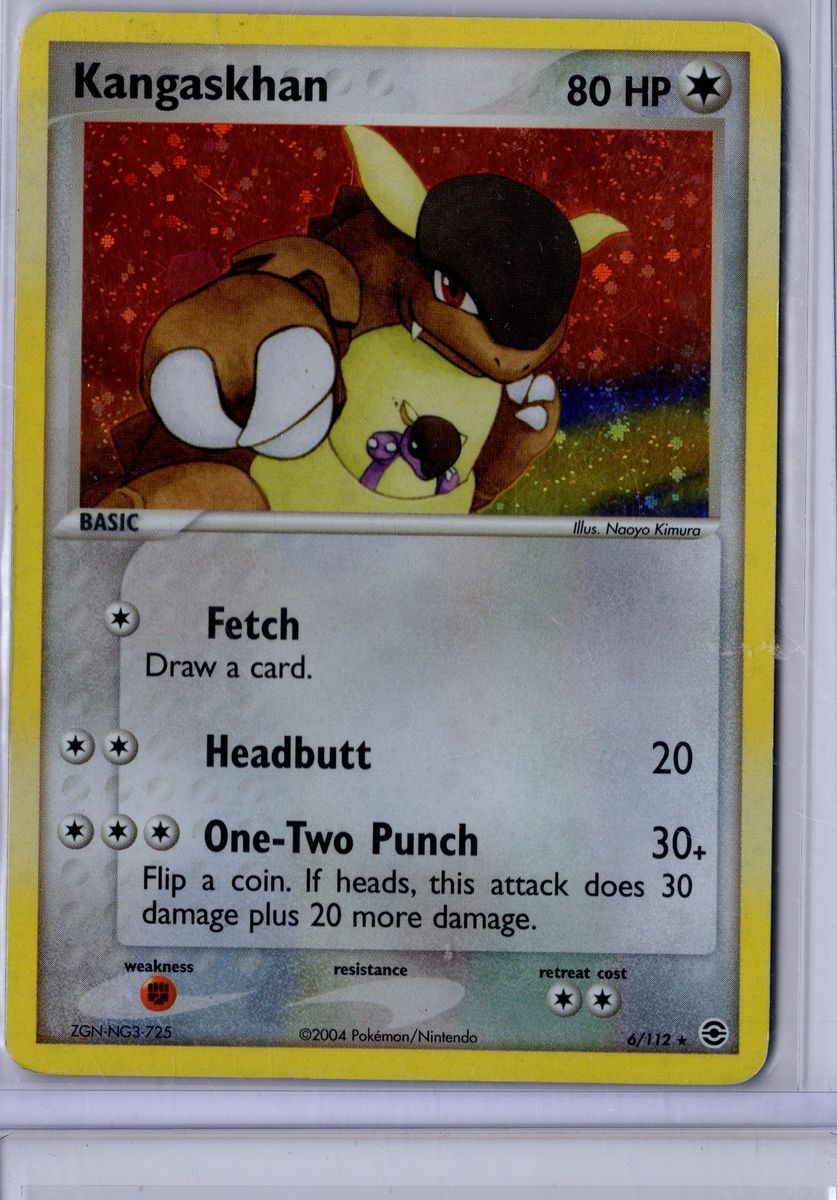 Kangaskhan - 6/112 - Pokemon Fire Red & Leaf Green - HP