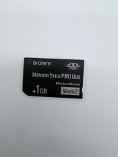 Sony 1GB Memory Stick Pro Duo Mark 2 Card MagicGate PSP Camera Genuine OEM