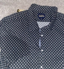 Daniel Cremieux 4XLT Button Down Shirt Mens Geometric Floral Casual Work Preppy