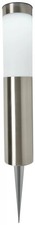 Outdoor Light Silver Creswell LED Solar Spike IP44 Stainless Steel Zink ZN-42044