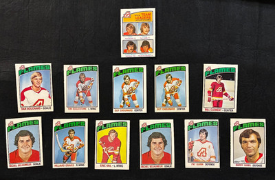 1976-77 O-Pee-Chee OPC Flames Team Lot   Team Leaders   VG.EX/EX/EX-MT