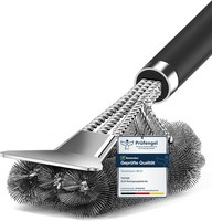 GrillbüRste Tntor Edelstahl Schaber Pp Griff 3In1