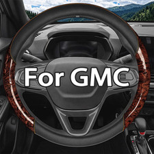 Large Size Car Steering Wheel Cover For Gmc Sierra 1500 2500hd 3500hd 15.5-16