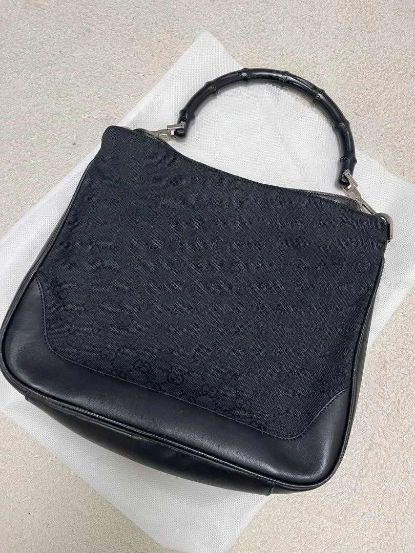 Sac Gucci bambou noir m2_0408