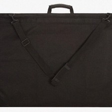 Lightweight Nylon Portfolio Tote with Dual Zipper Pockets