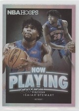 2020-21 Panini NBA Hoops Now Playing Holo Isaiah Stewart #SS-32 6l7
