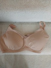 Honeylove Women's Wireless Mesh CrossOver Bra Nude size M 36B/C 