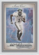 2003 Fleer Showcase Avant Card 129/350 Charles Rogers #107 Rookie RC 0l0. rookie card picture