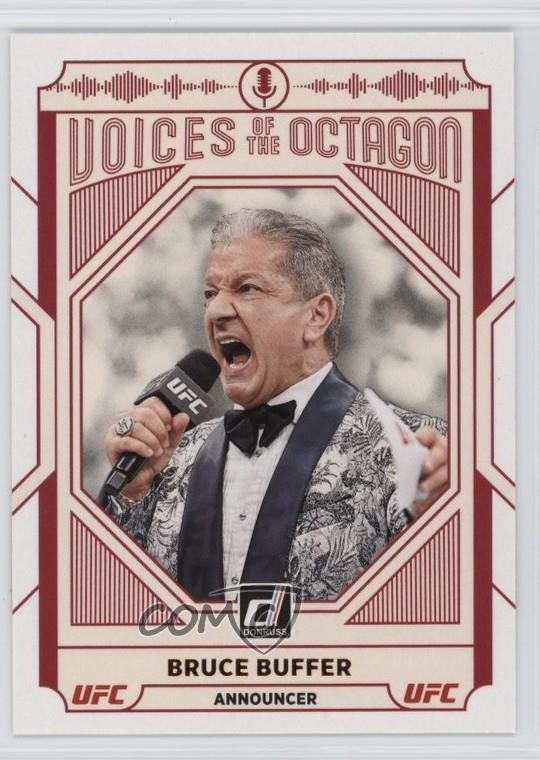 2022 Donruss UFC Voices of the Octagon Bruce Buffer #221 0t2