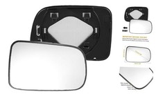 Car Rearview Right Passenger Side Heated Mirror Glass Replacement W/Backing