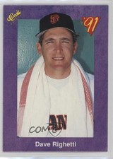 1991 Classic Dave Righetti #87 1z4