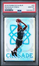 Shaquille O'Neal 2016 Panini Excalibur Crusade #87 PSA 10 GEM MT Magic Lakers