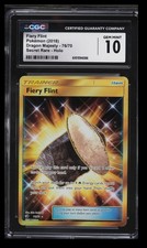 2018 Pokemon Dragon Majesty Fiery Flint CGC 10 English #76/70 Secret Rare Holo on eBay