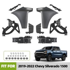 Front Bumper End Cap For 2019-2022 Chevrolet Silverado 1500 W Bracket
