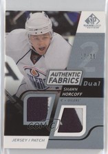 2008-09 SP Game Used Edition Platinum Jersey 17/25 Shawn Horcoff Dual Patch 0c3