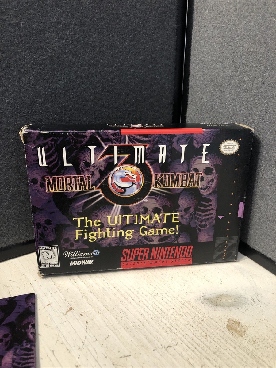 Ultimate Mortal Kombat 3 Super Nintendo, SNES Complete CIB