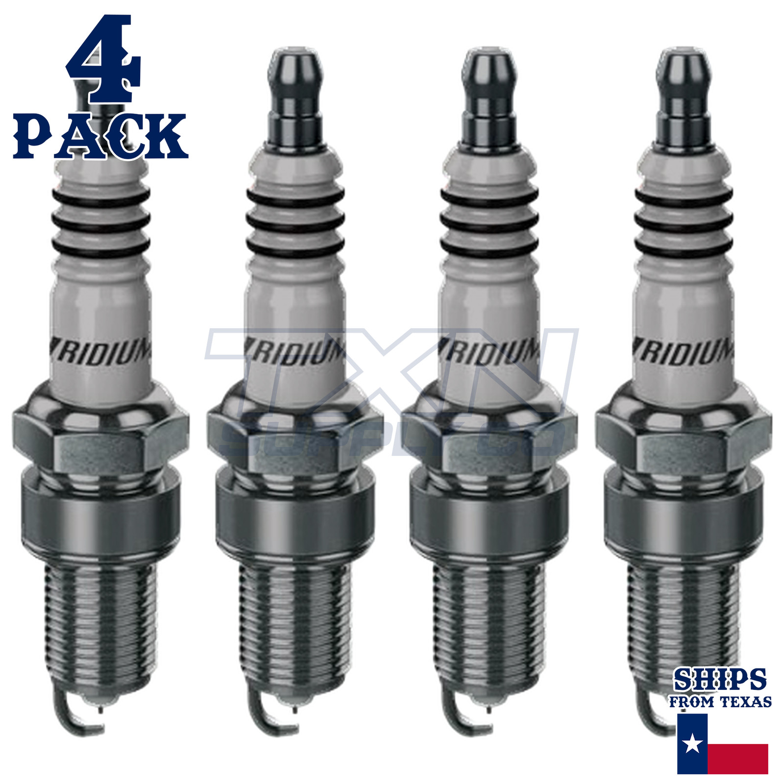 NGK 6664 BR7EIX Spark Plugs 4 Pack