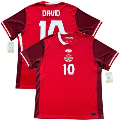 2024/25 Canada Home Jersey #10 Jonathan David XL Nike Soccer Copa