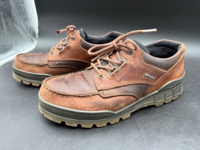 Men's ECCO  Track 25 Low Brown Leather  Gore Tex Shoes Boots US 9 EUR 43