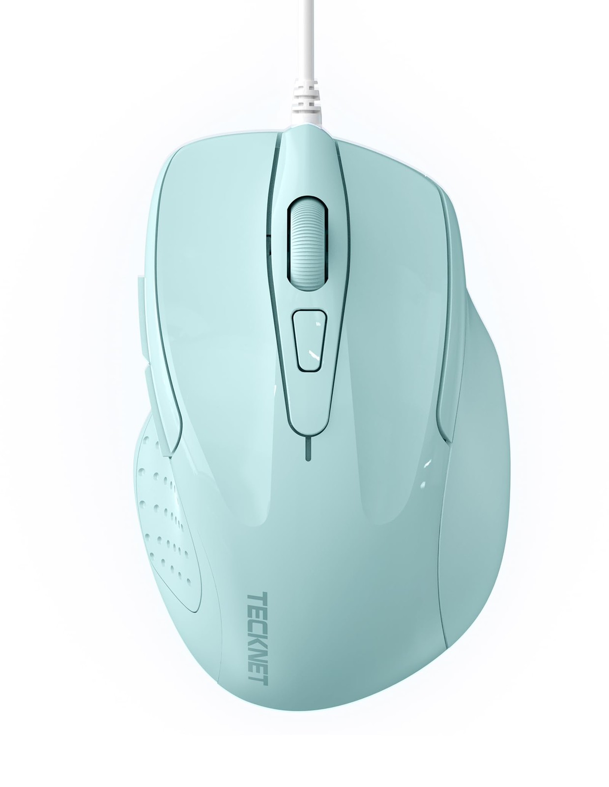 TECKNET PRO Mouse con Filo, 6400DPI Mouse Ottico con USB Cablato, 6 (G4k)