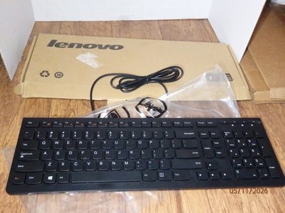 Lenovo Computer Keyboard Slim Wired USB LXH-EKB-10YA - New