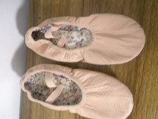 Dance Pre-Owned Ballet Shoes DanzNMotion Child 13.5M kids Leather Single Strap