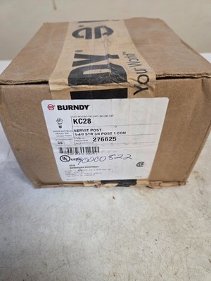 BURNDY K2C28 SERVIT POST 1-4/0 STR 3/4 Post. New , Box of 25
