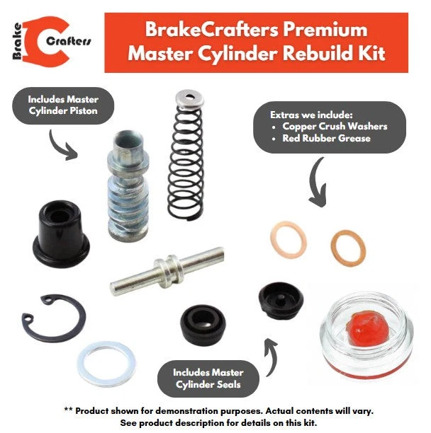 Master Cylinder Repair Kit for 1979-1980 Honda CM400 A HondaMATIC Front - Image 4 of 4