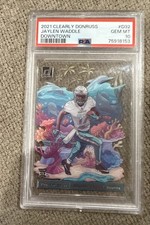 2021 Panini Clearly Donruss - Downtown Jaylen Waddle #D-32 (RC)