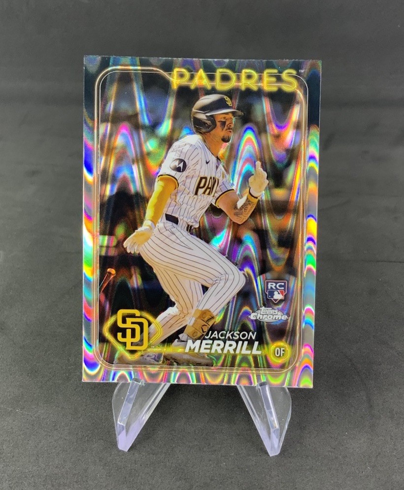2024 Topps Chrome - Jackson Merrill #207 RayWave Refractor (RC)