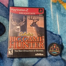 Cabela's Big Game Hunter Sony Playstation 2 PS2 Game Disc & Box 