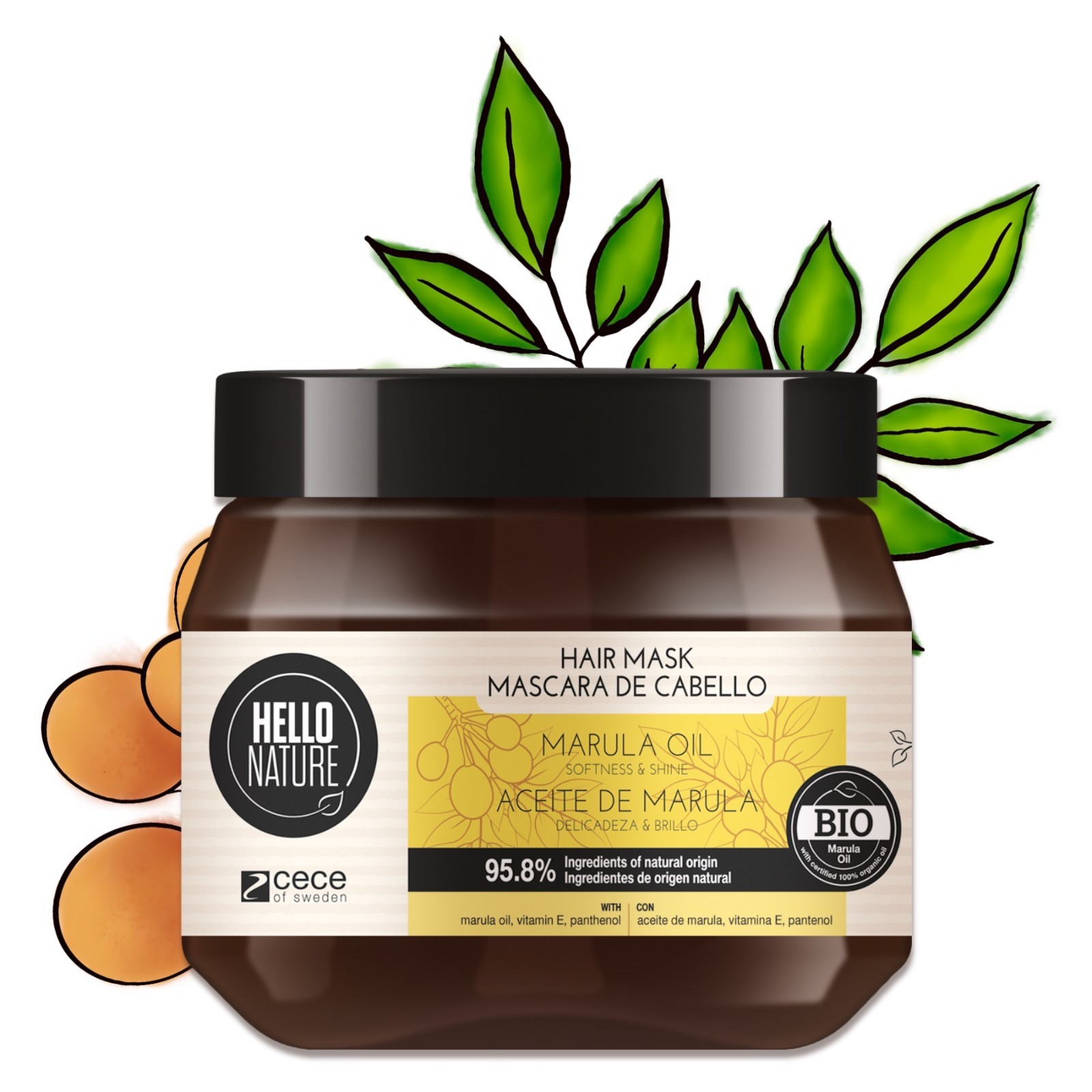 Mascarilla capilar tratamiento capilar reparación capilar cuidado intensivo regeneración profunda Marula bio vegano