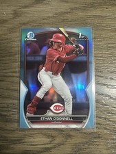 2023 Bowman Draft Chrome 1st Sky Blue Refractor Ethan O'Donnell BDC-56 Reds