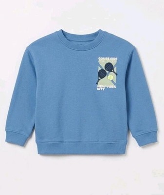 Primark Jungen Sweatshirt Pullover Hellblau Gr. 104 Sport Print New York Top