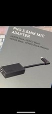 GoPro c-3.5mm Microphone Mic Adapter For Hero5-6-7-8-9-10-11-12-13