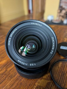 Bronica SQ 50mm F 3.5 Zenzanon-PS Wide Angle Lens for SQ Series Medium Format